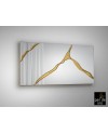 SURCOS II-ESPEJO PAN ORO 80X180